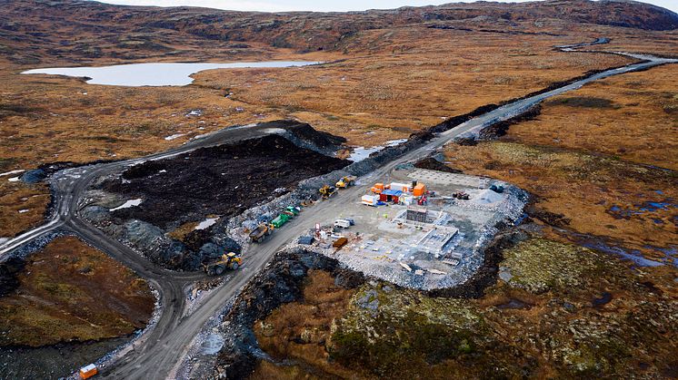 Geitfjellet vindpark, okt 208 servicebygg