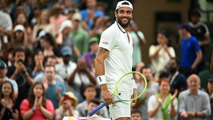 Matteo Berrettini, foto Corinne Dubreuil//ATP Tour