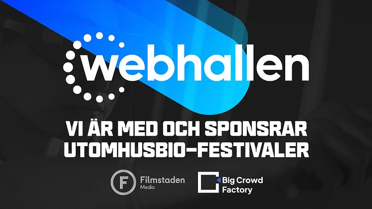 Webhallen sponsrar utomhusbio