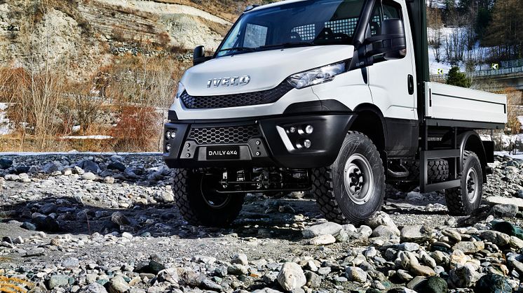 Nya Iveco Daily 4x4 - anpassad för terrängkörning