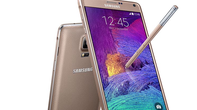 Samsung Galaxy Note 4:n myynti alkaa tänään