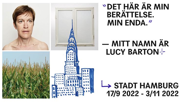 Monologen ”Mitt namn är Lucy Barton” med Cecilia Lindqvist får Sverigepremiär 17 september. Foto: Johan Sundell
