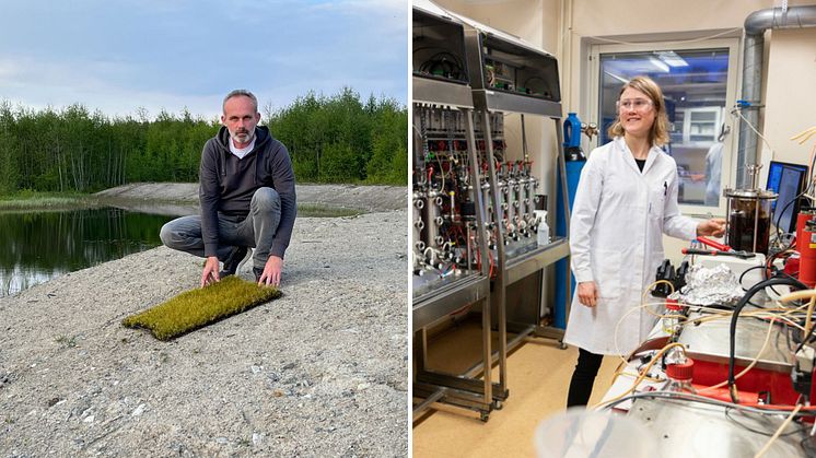 Projektet genomförs på RISE i Örnsköldsvik. Daniel Pacurar, Boreal Orchards, och Frida Sandberg, forsknings- och utvecklingsingenjör på RISE, är spända på utfallet. 