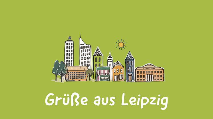 Postkarte: Grüße aus Leipzig 