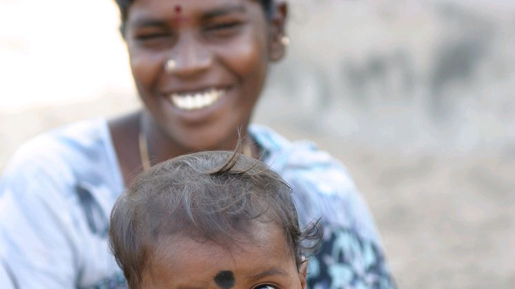 Näringstillskott till barn i Indien