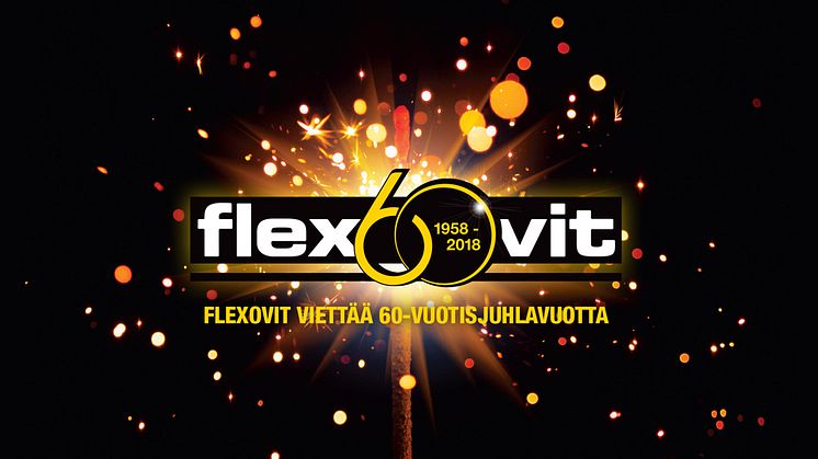 Flexovit viettää 60-vuotisjuhlavuottaan