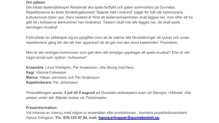 Per Andersson, Skoog och Wahlgren till Gunnebo slott 