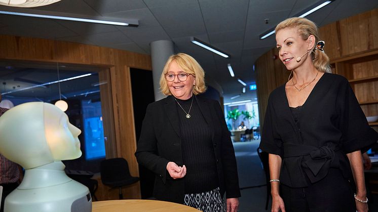 Irene Svenonius och Anna König Jerlmyr. 