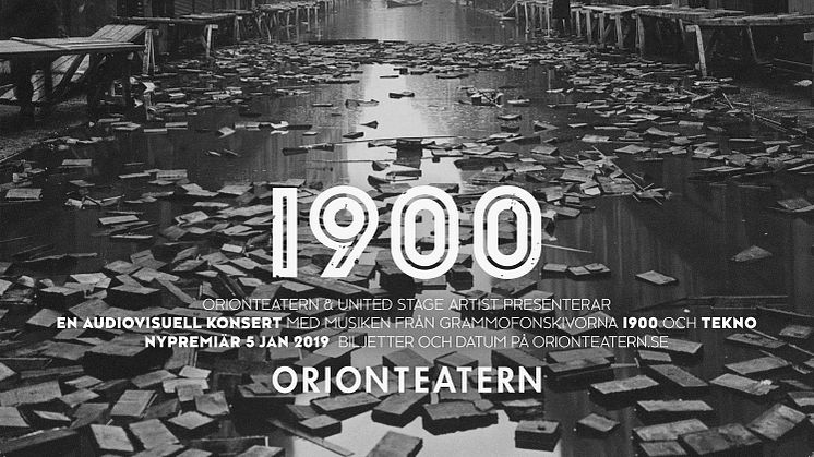 1900 släpper livealbum och återvänder till Orionteatern för fler audiovisuella föreställningar