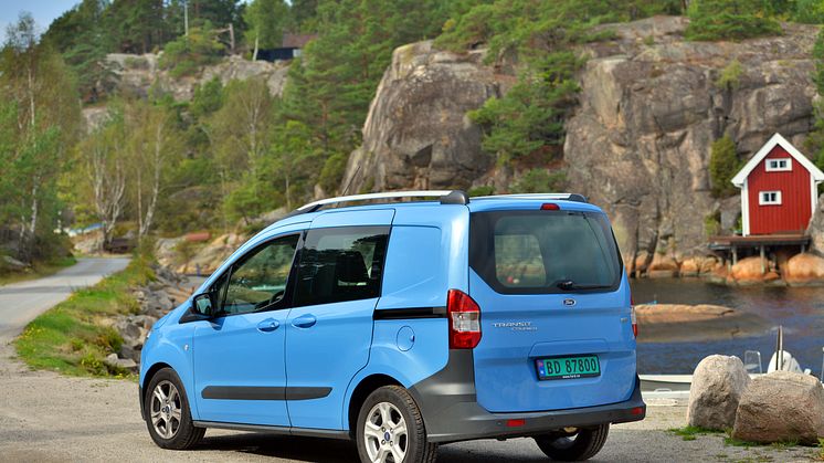Nye Ford Transit Courier er norges minste og rimeligst varebil