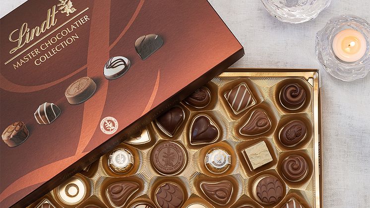 Lindt MASTER CHOCOLATIER COLLECTION pralinask