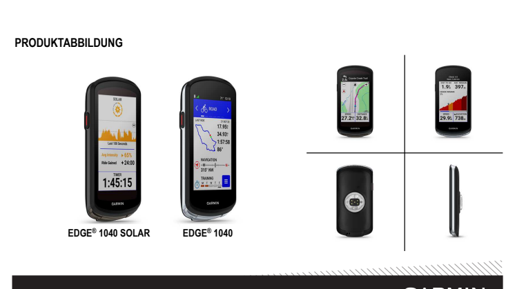 Datenblatt Garmin Edge 1040