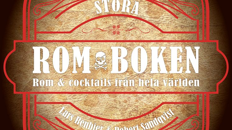 Omslag till boken "Stora Romboken - Rom & Cocktails från hela världen