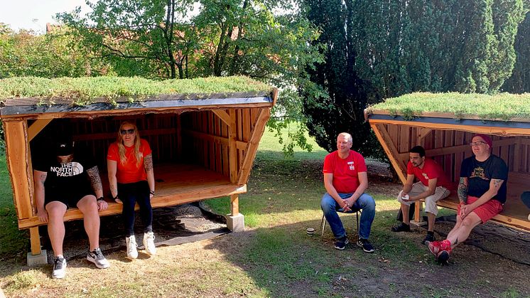 Fritidsledarnas friluftsgrupp planerar hösten på Base Camp Tygelsjö