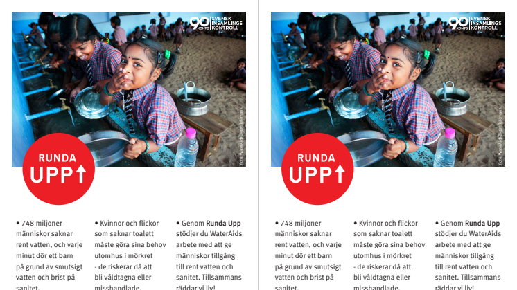 Runda Upp - INDISKA och WaterAid