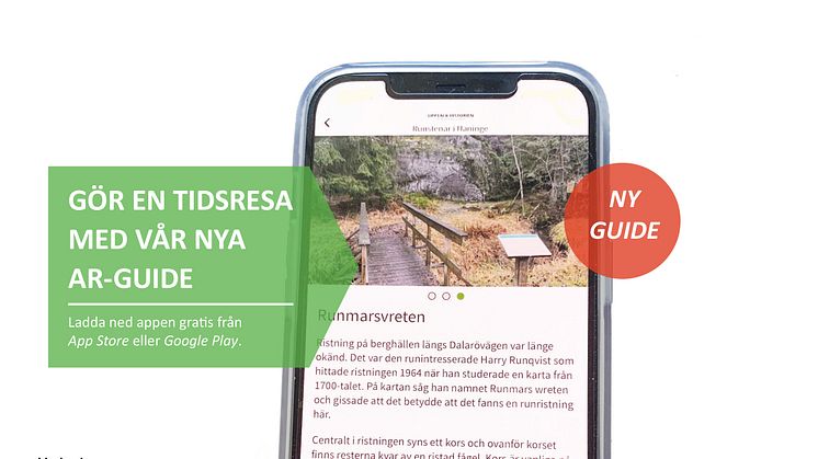 Stockholms läns museum lanserar ny guide med AR-funktion.