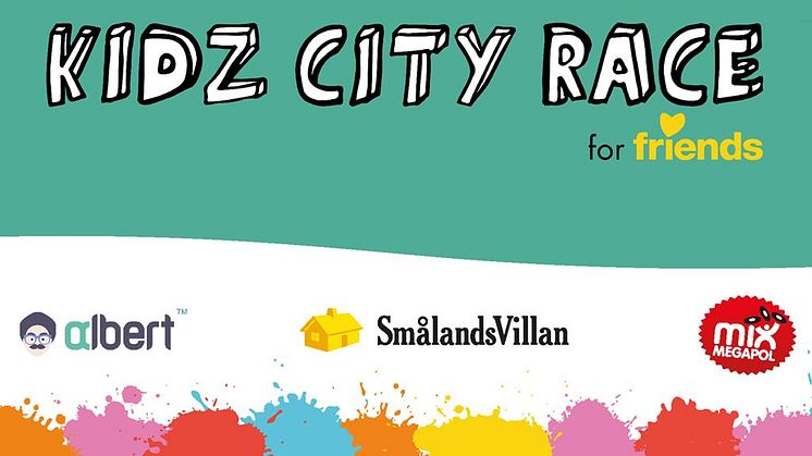 ​SmålandsVillan stödjer Kidz City Race for Friends
