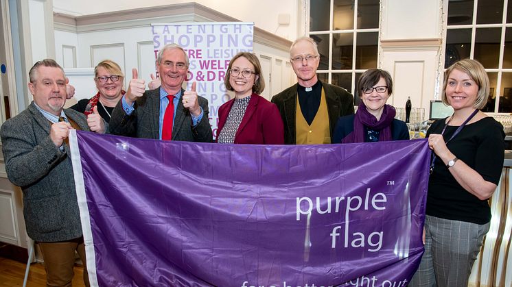 ​We’ll keep the Purple Flag flying here!