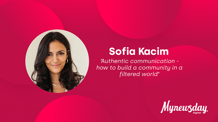 Sofia Kacim, retorikkonsulent, grundlægger af det globale netværk HER og keynote speaker på Mynewsday 2020