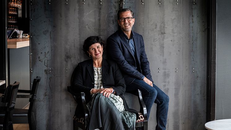 Simona Bamerlind, Head of Region West & Nicklas Persson, responsible for HiQ's expansion to Jönköping. Photo: Anna Hållams