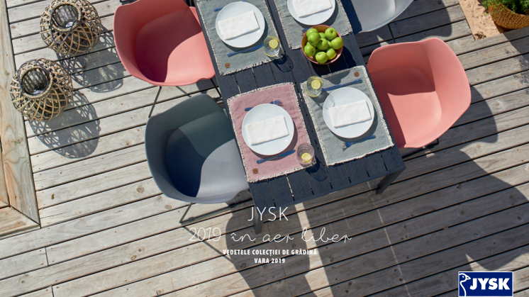 Catalog mobilier grădină JYSK Vara 2019 