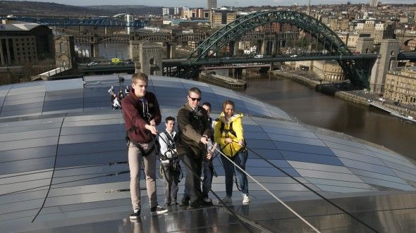 Sage Gateshead's roof walk. Pic courtesy of Sage Gateshead.