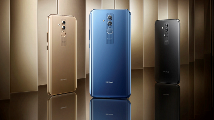 AI, fyra kameror och symmetrisk design: Huawei lanserar Mate 20 Lite