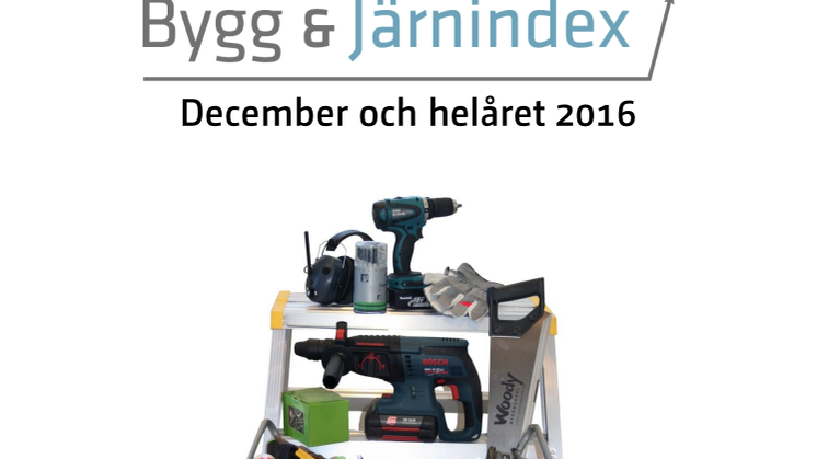 Litet minus i december men helåret 2016 slutade med plus för Byggmaterialhandeln i Norr.