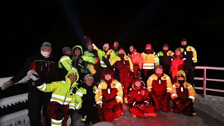 The research cruise team (Photo: Frida Cnossen/Akvaplan-niva). 