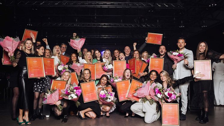 Stolta vinnare på Swedish Beauty Awards 2022