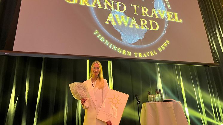 Grand Travel Award_ Head of Marketing Hotel Operations NCH Cecilia Flodin