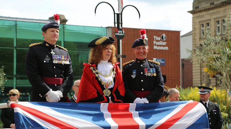 ​Mayor joins Bury tribute on Gallipoli parade