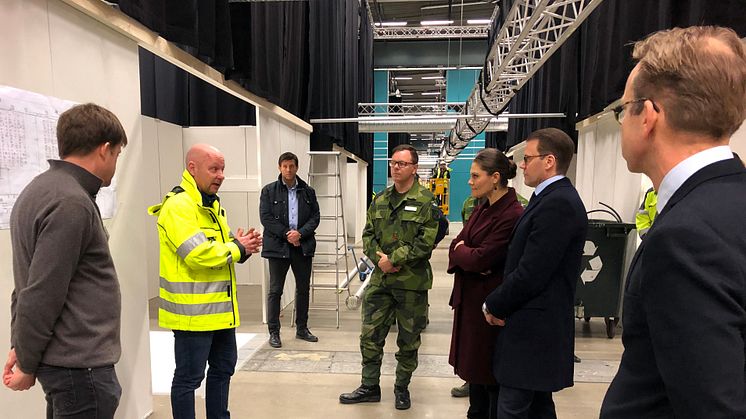 Locum, kronprinsessparet och Försvarsmakten på Stockholmsmässan.