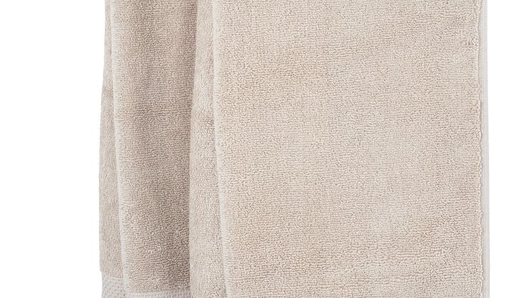 Gæstehåndklæde NORA 40x60 sand (44,95,- DKK)