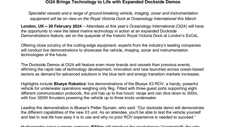 200224 - Oi24_PR_Oi24 Brings Technology to Life with Expanded Dockside Demos.pdf
