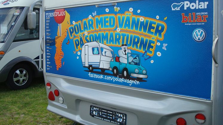 Fritidsmagasinet Caravan skriver om Polars sommarturné