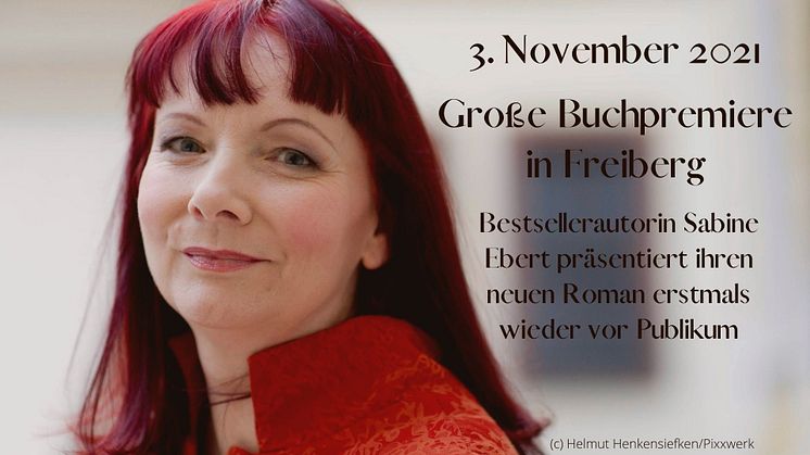 Große Buchpremiere in Freiberg: Bestsellerautorin Sabine Ebert präsentiert ihren neuen Roman "Die zerbrochene Feder" in der Nikolaikirche