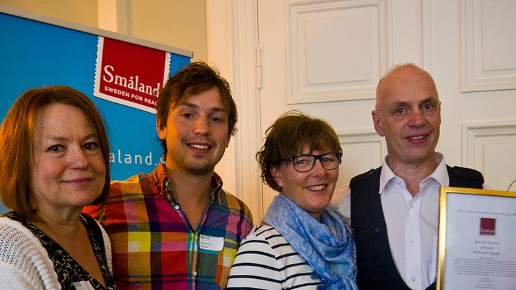 Årets Turistentreprenör i södra Småland är Karl-Åke Karlsson på Smålandet Älgsafari