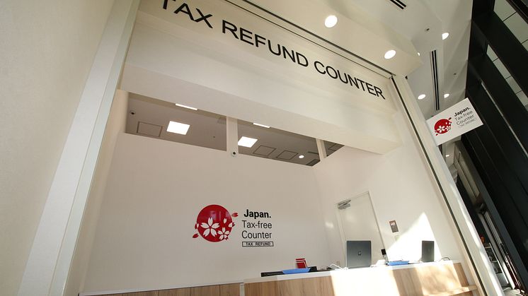 The exterior design of “TAX REFUND COUNTER”