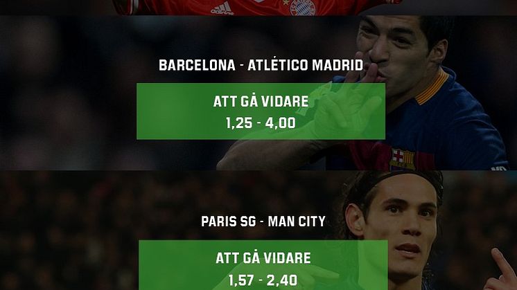 Zlatan till semifinal i Champions League enligt oddsen