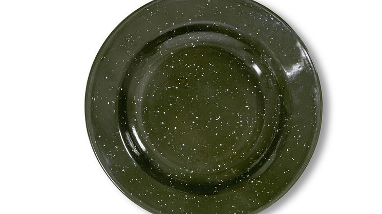 Doris enamel plate, green - Sagaform SS22 - 5018214