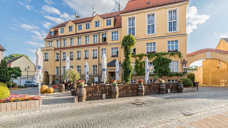 Das Rathaus in Taucha wurde einst als „Neues Amtsgericht“ in den Jahren 1911 bis 1913.erbaut - Foto: Philipp Kirschner