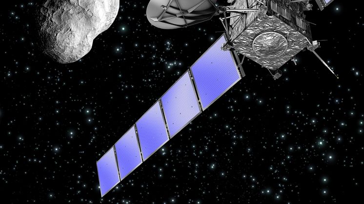 Asteroid undersöks på plats av svenska instrument