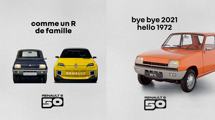 Under hela 2022 firar Renault 5:an sitt 50 års jubileum
