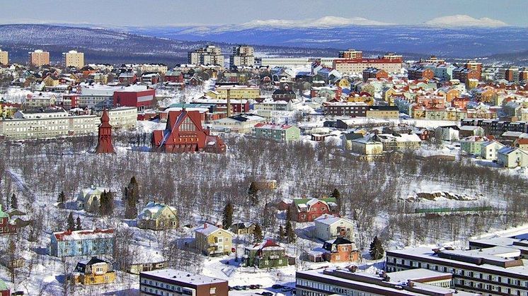 Kiruna stad innan stadsomvandlingen