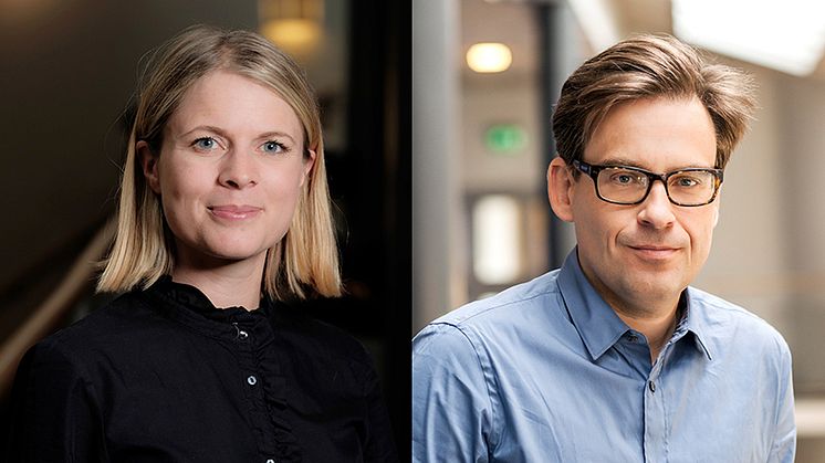Ekonomie doktor Anna Brattström och professor Frédéric Delmar, Sten K Johnson Centre for Entrepreneurship, Lunds universitet.