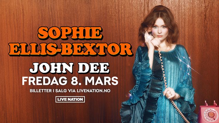 SOPHIE ELLIS-BEXTOR INNTAR JOHN DEE!