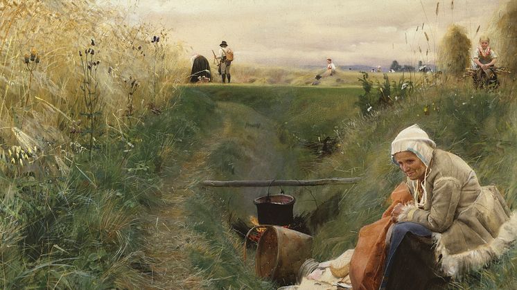 Anders Zorn, Vårt dagliga bröd, 1886, akvarell på papper. Foto: Erik Cornelius/Nationalmuseum