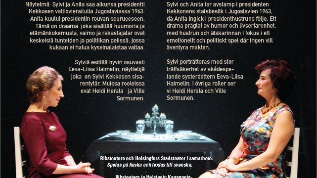 Teaterresa från Lindesberg till teater på finska i Örebro