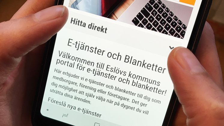  Enklare och snabbare med e-tjänster